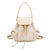 Zaino in iuta ed ecopelle Mariella Burani MB011