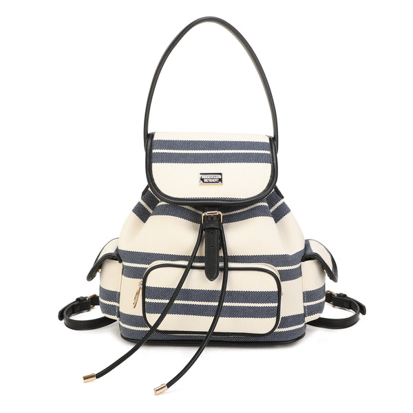 Zaino in iuta ed ecopelle Mariella Burani MB011