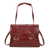Borsa spalla e tracolla in ecopelle lucida effetto vintage EC6322
