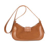 Borsa hobo a tracolla in ecopelle scamosciata con frange VC7093