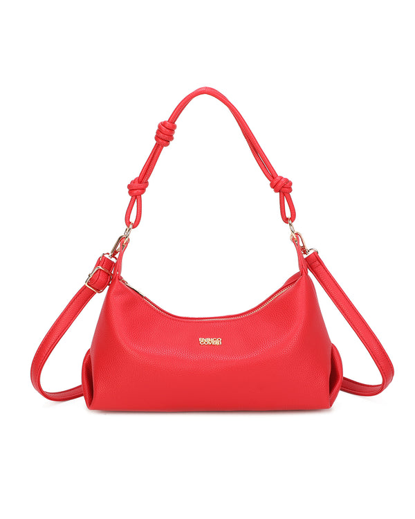 Borsa a spalla in ecopelle Enrico Coveri con manico a laccio ECG611