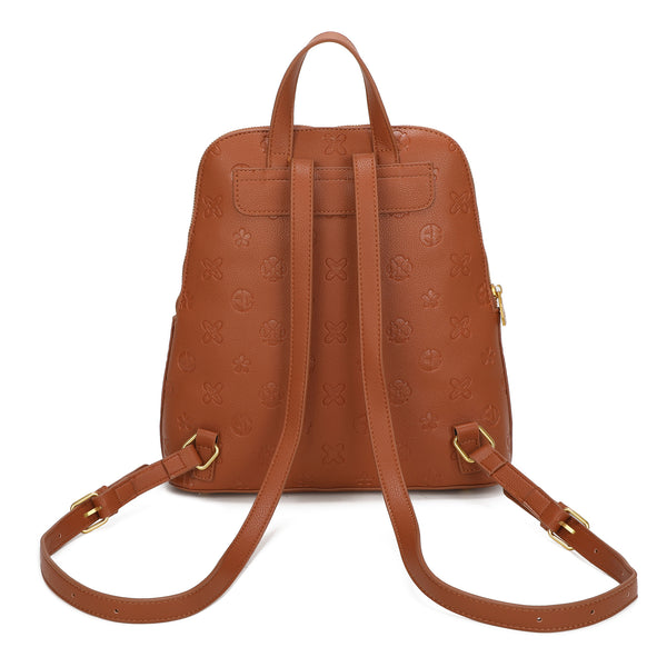 Zaino in ecopelle Enrico Coveri con stampa embossed EC2225