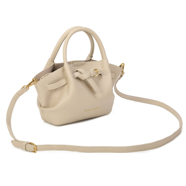 Borsetta a mano e tracolla in ecopelle con cinghia a intreccio frontale Enrico Coveri EC2250