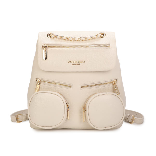 Zaino in ecopelle multitasche con catena intrecciata Valentino Creations VC2023