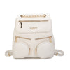 Zaino in ecopelle multitasche con catena intrecciata Valentino Creations VC2023