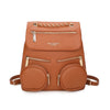 Zaino in ecopelle multitasche con catena intrecciata Valentino Creations VC2023