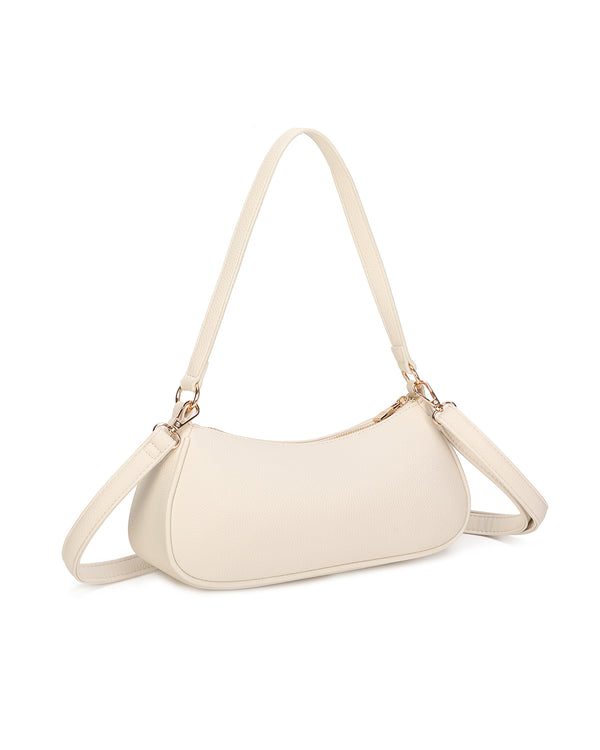 Borsetta in ecopelle a spalla con doppia tasca frontale ECG607