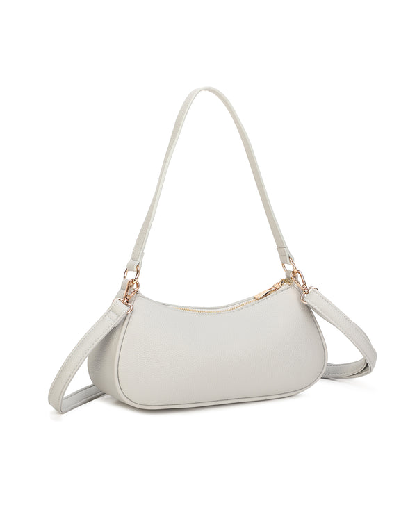 Borsetta in ecopelle a spalla con doppia tasca frontale ECG607