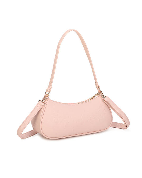 Borsetta in ecopelle a spalla con doppia tasca frontale ECG607