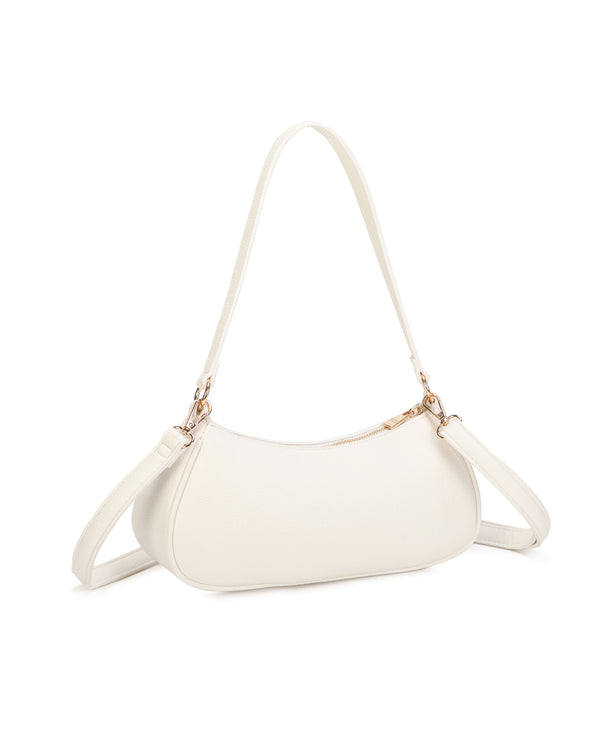 Borsetta in ecopelle a spalla con doppia tasca frontale ECG607