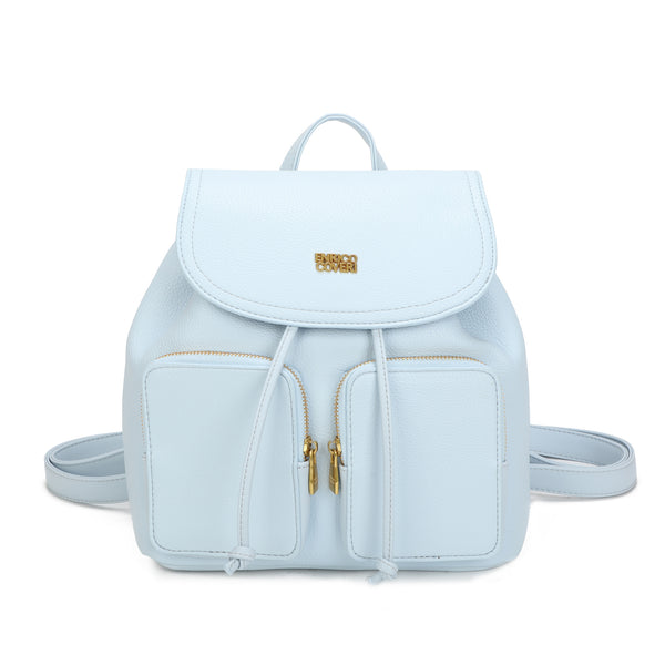 Zaino in ecopelle ENRICO COVERI con 2 tasche frontali EC7048