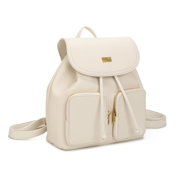 Zaino in ecopelle ENRICO COVERI con 2 tasche frontali EC7048