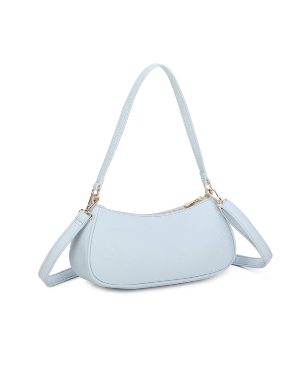 Borsetta in ecopelle a spalla con doppia tasca frontale ECG607