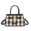 Borsa a tracolla in ecopelle gingham Enrico Coveri EC7052