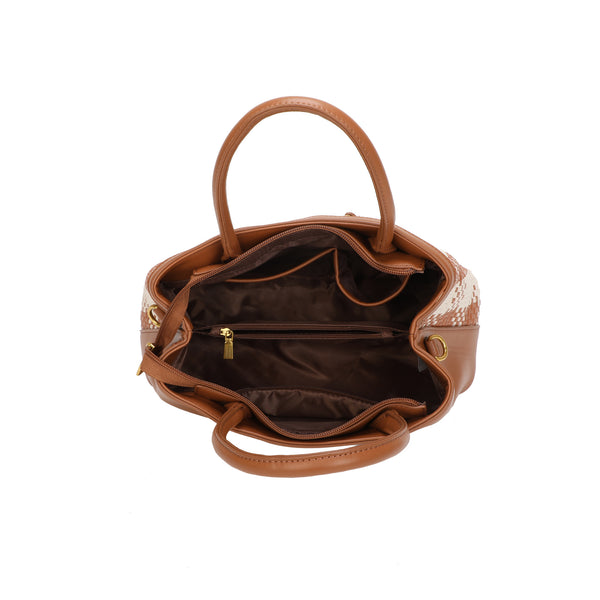 Borsa a tracolla in ecopelle gingham Enrico Coveri EC7052