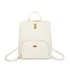 Zaino in ecopelle Enrico Coveri con chiusura turn lock e zip a 3 tasche EC2254