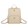 Zaino in ecopelle Enrico Coveri con chiusura turn lock e zip a 3 tasche EC2254