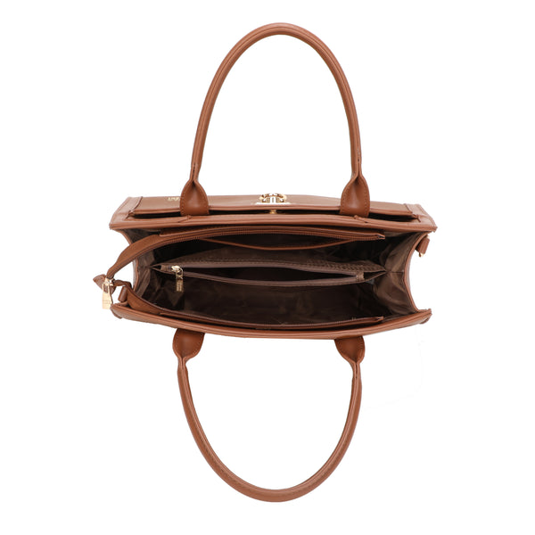 Borsa a mano stile 24 ore in similpelle Enrico Coveri EC5077