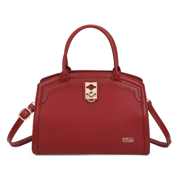 Borsa a mano stile 24 ore in similpelle Enrico Coveri EC5077