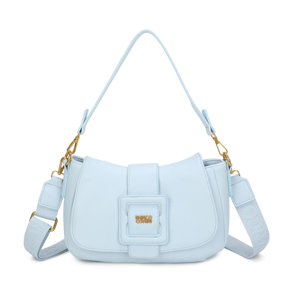 Borsa spalla con patta e dettaglio a fibbia stile Y2K in ecopelle Enrico Coveri EC6273