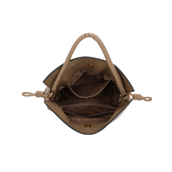 Borsa in similpelle shopper a sacco con coulisse Enrico Coveri EC5046