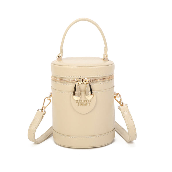 Borsa a cilindro rigida Mariella Burani MB-7065 in ecopelle