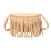 Marsupio ecopelle con frange e borchie Mariella Burani MB6319