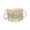 Marsupio ecopelle con frange e borchie Mariella Burani MB6319