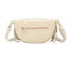 Marsupio ecopelle con frange e borchie Mariella Burani MB6319