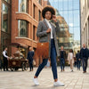 Borsetta shopper piatta a spalla con frange Valentino Creations VC619