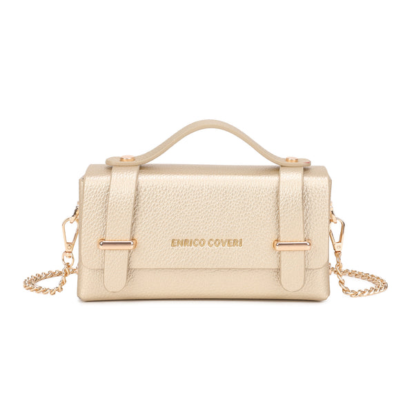 Borsetta a tracolla rettangolare rigida in ecopelle Enrico Coveri EC6282
