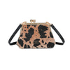 Pochette clutch Mariella Burani in ecopelliccia muccata MB060