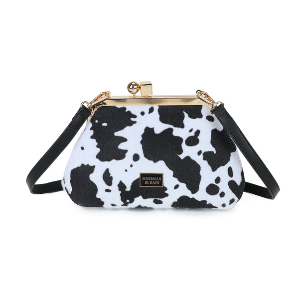 Pochette clutch Mariella Burani in ecopelliccia muccata MB060