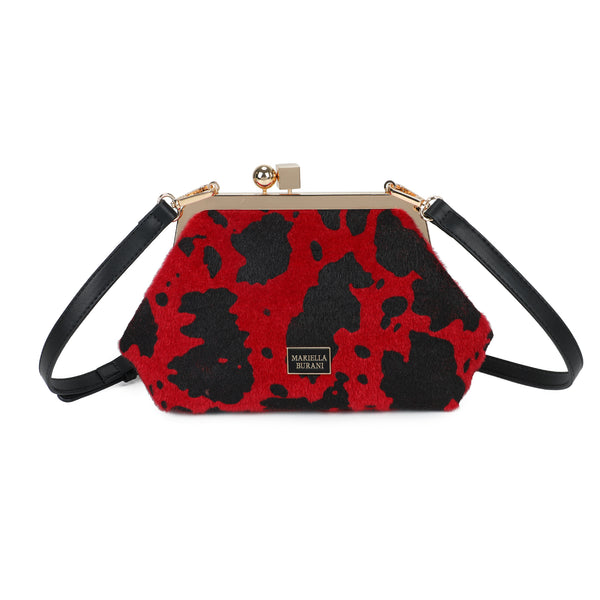 Pochette clutch Mariella Burani in ecopelliccia muccata MB060