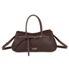 Borsa a mano con cintura decorativa e bordo in teddy Valentino Creations VA7084