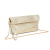 Borsa pochette gioiello con strass e chiusura a pergamena VC9001