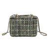 Bauletto in twill Mariella Burani con tracolla intrecciata MB7060