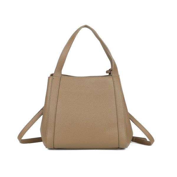 Borsa bauletto in ecopelle martellata con charm minibag Mariella Burani MB036