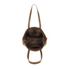 Borsa spalla shopper in ecopelle scamosciata con borchie 2281