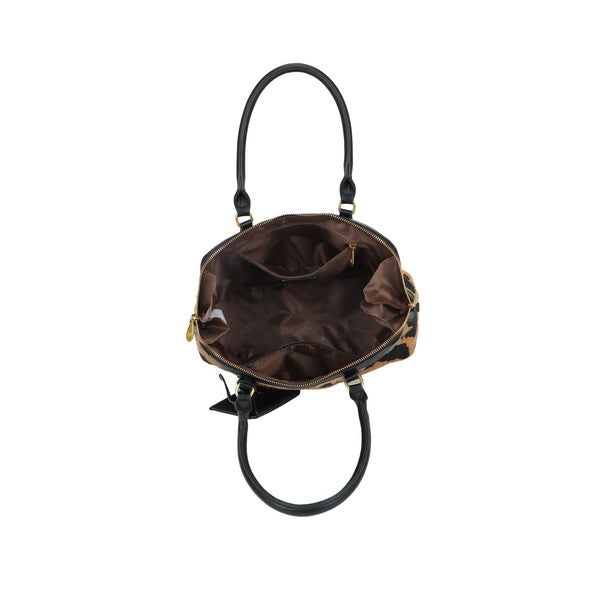 Borsa bauletto in ecopelle effetto muccato Mariella Burani con postina MB056