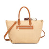 Borsa shopper in rafia ed ecopelle Mariella Burani MB6311