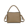 Borsa ecopelle martellata a coulisse con manico intrecciato EC5087