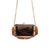Borsa clutch in ecopelle scamosciata con frange Enrico Coveri EC6330