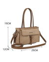 Borsa spalla Mariella Burani in ecopelle scamosciata morbida con patta MB047