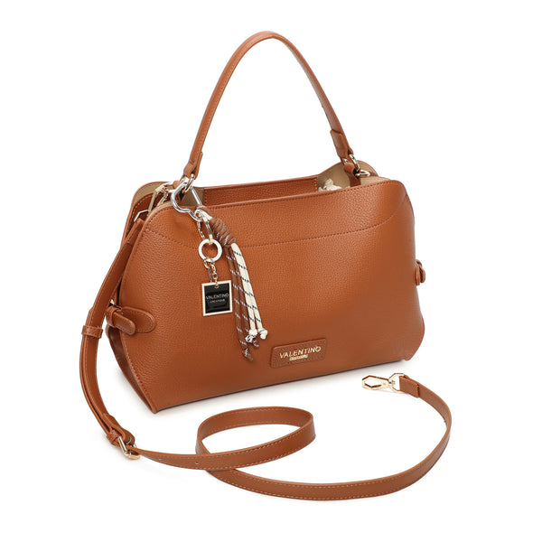 Borsetta bauletto in ecopelle con sacca interna rimovibile e portachiavi VA7075