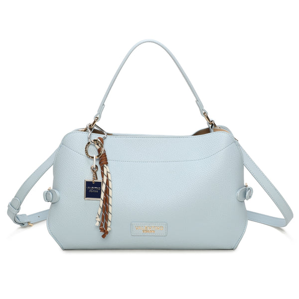 Borsetta bauletto in ecopelle con sacca interna rimovibile e portachiavi VA7075