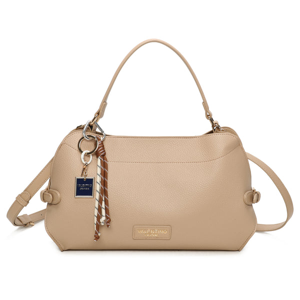 Borsetta bauletto in ecopelle con sacca interna rimovibile e portachiavi VA7075