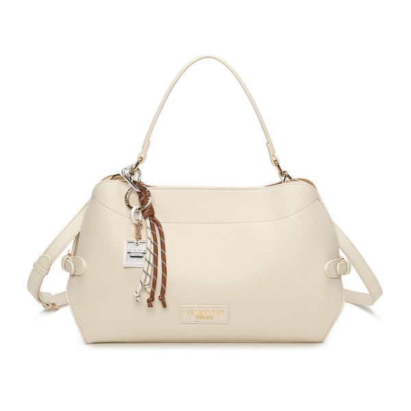 Borsetta bauletto in ecopelle con sacca interna rimovibile e portachiavi VA7075