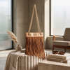 Borsetta shopper in ecopelle a frange e tracolla a catena Enrico Coveri EC6325