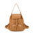Zainetto in ecopelle con tasche e patta e chiusura a coulisse MB7062